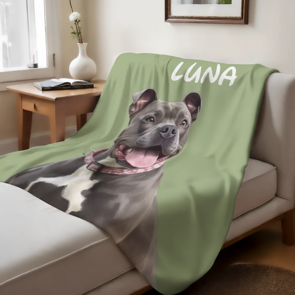 Custom Pet Sherpa Blanket - Image 2