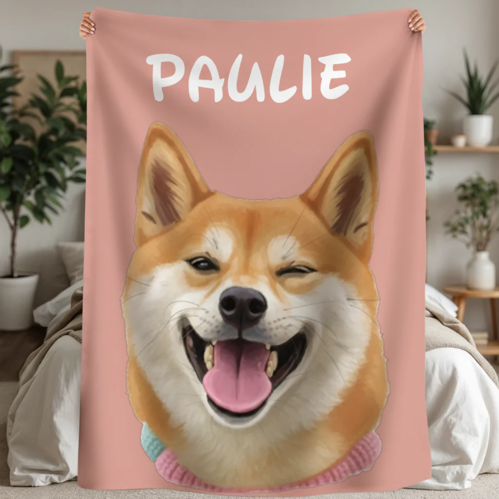 Custom Pet Sherpa Blanket - Image 6