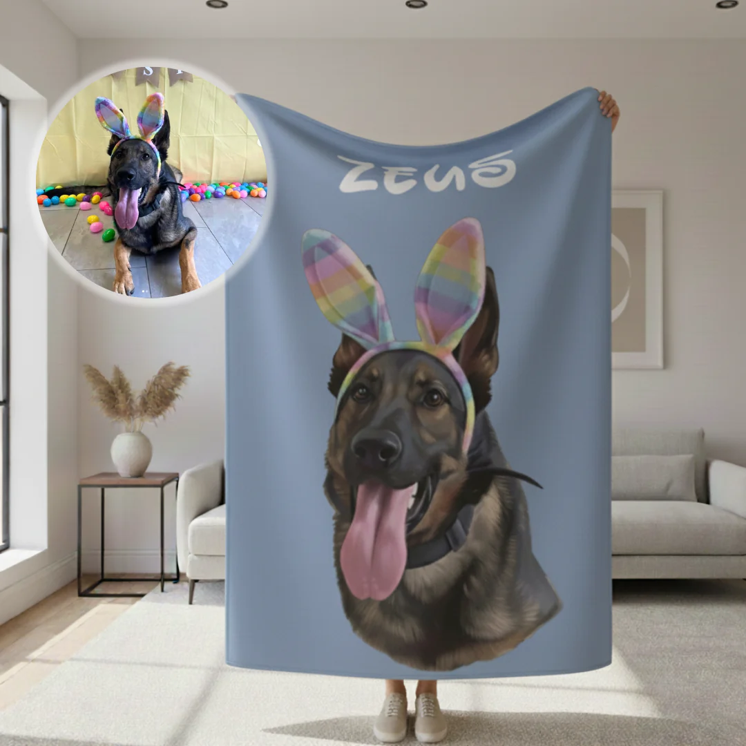 Custom Pet Sherpa Blanket - Image 7