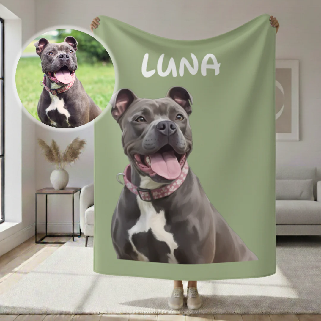Custom Pet Sherpa Blanket - Image 8