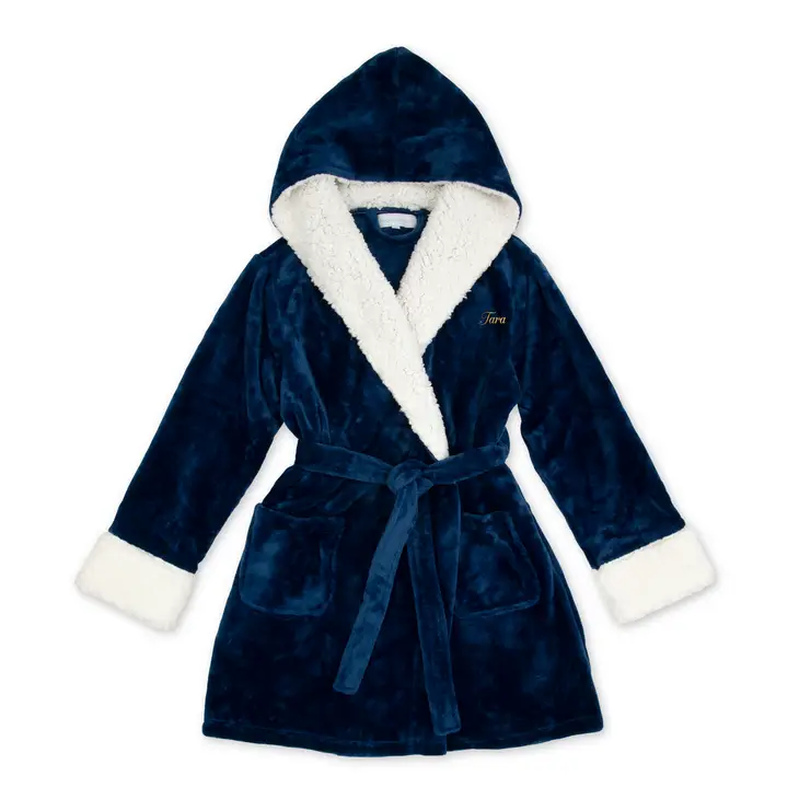 Custom Embroidered Plush Robe - Image 9