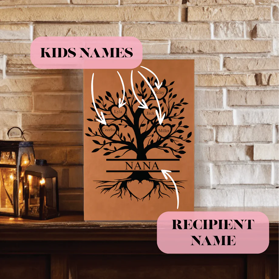Family Roots Personalized Tree Art - Image 3