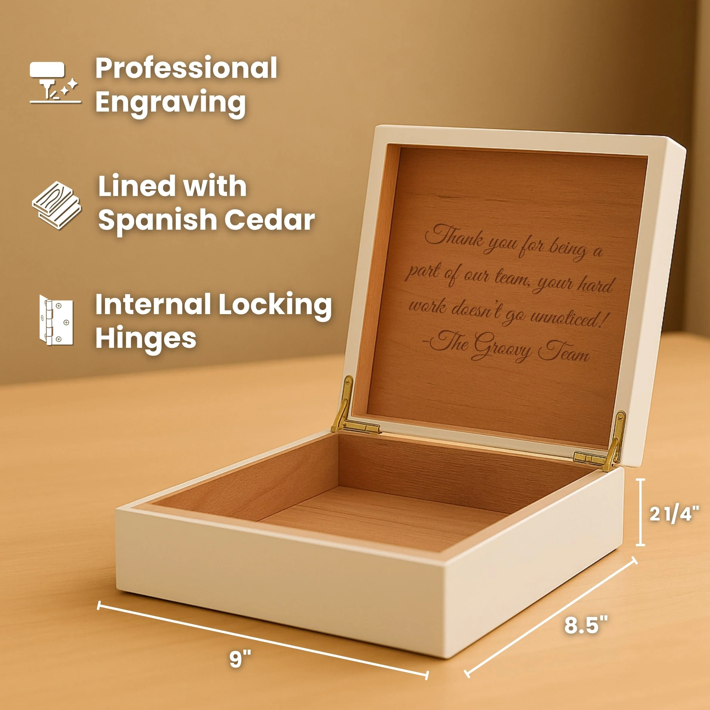 Custom Logo Keepsake Box - Image 3