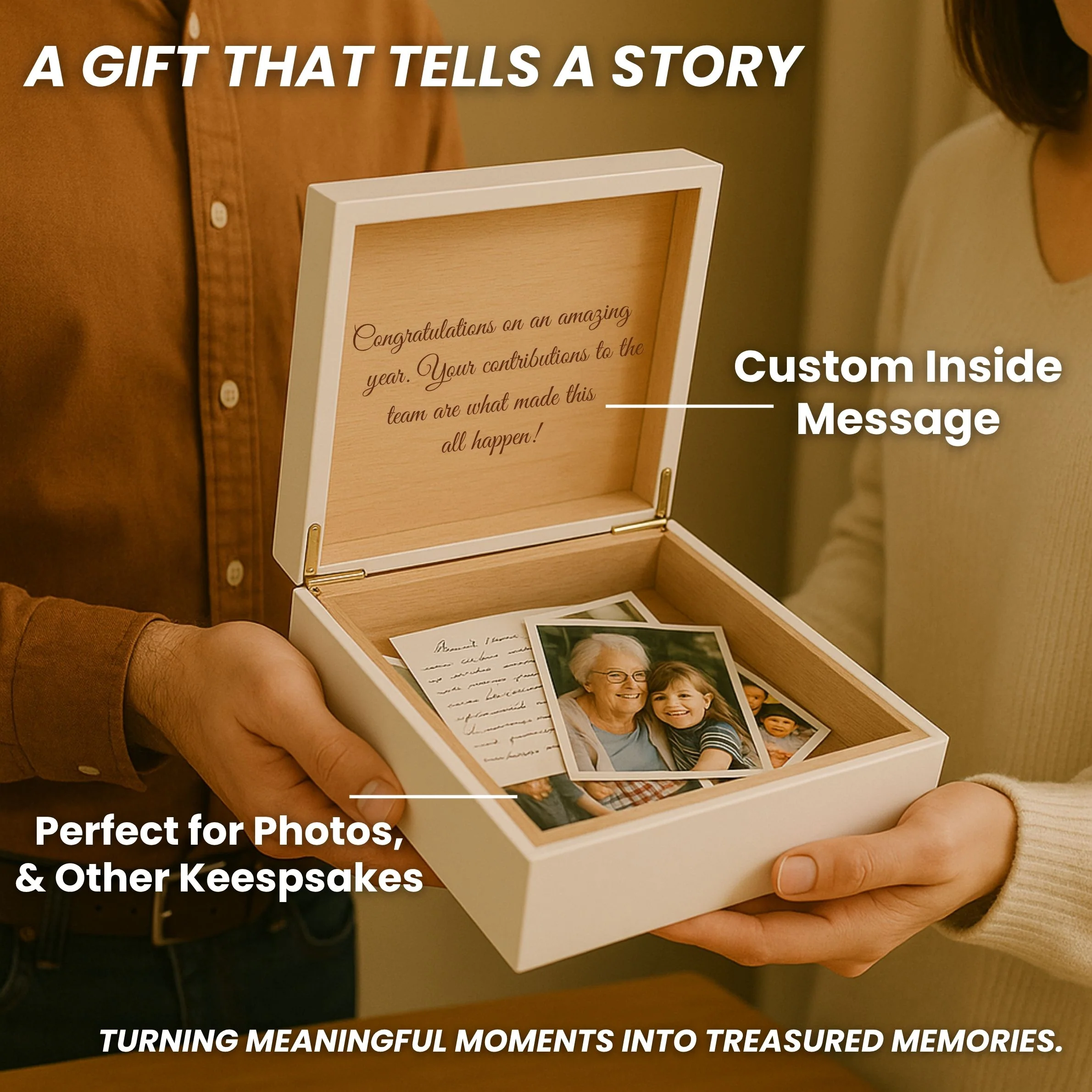 Custom Logo Keepsake Box - Image 4
