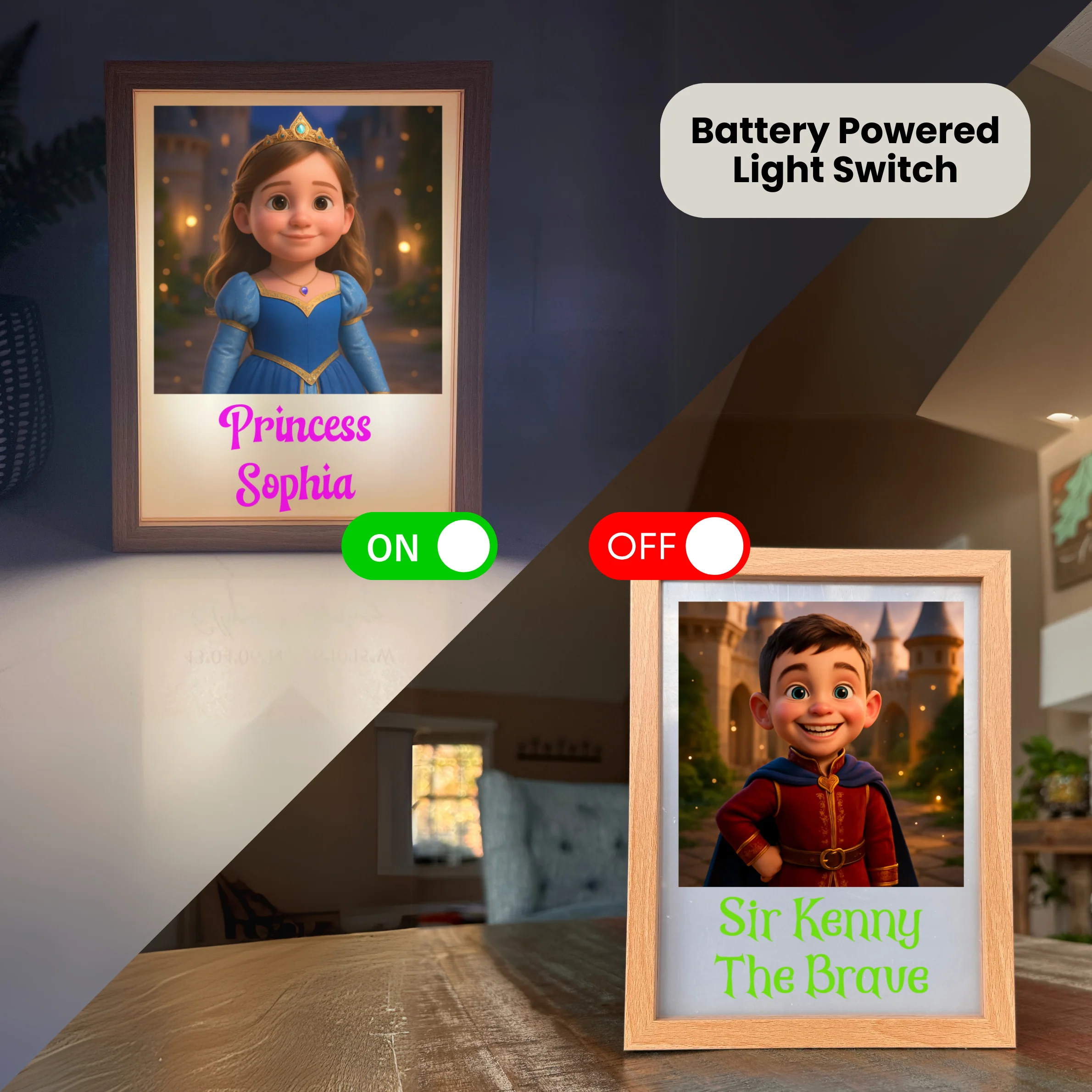 Custom Princess Kids Night Light - Image 2