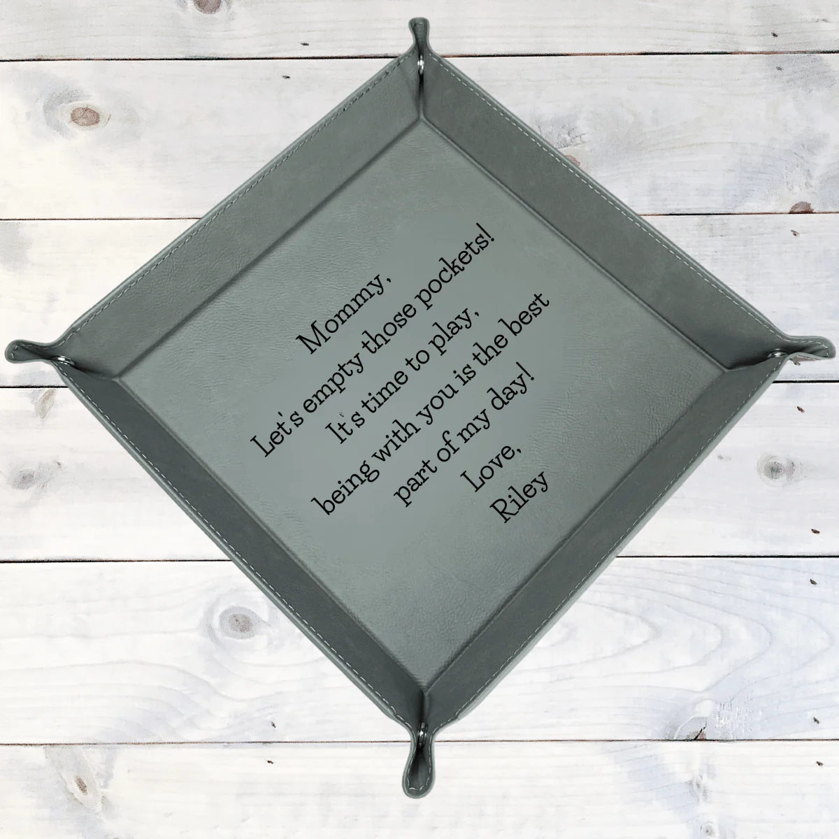 Custom Message Keepsake Tray - Image 3