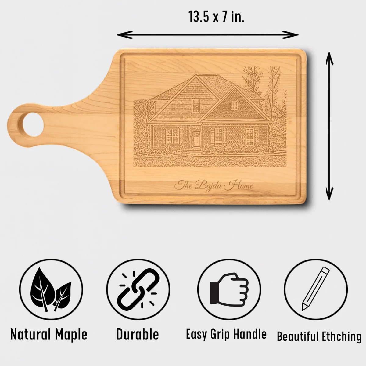 Custom Home Photo Paddle Board - Image 5