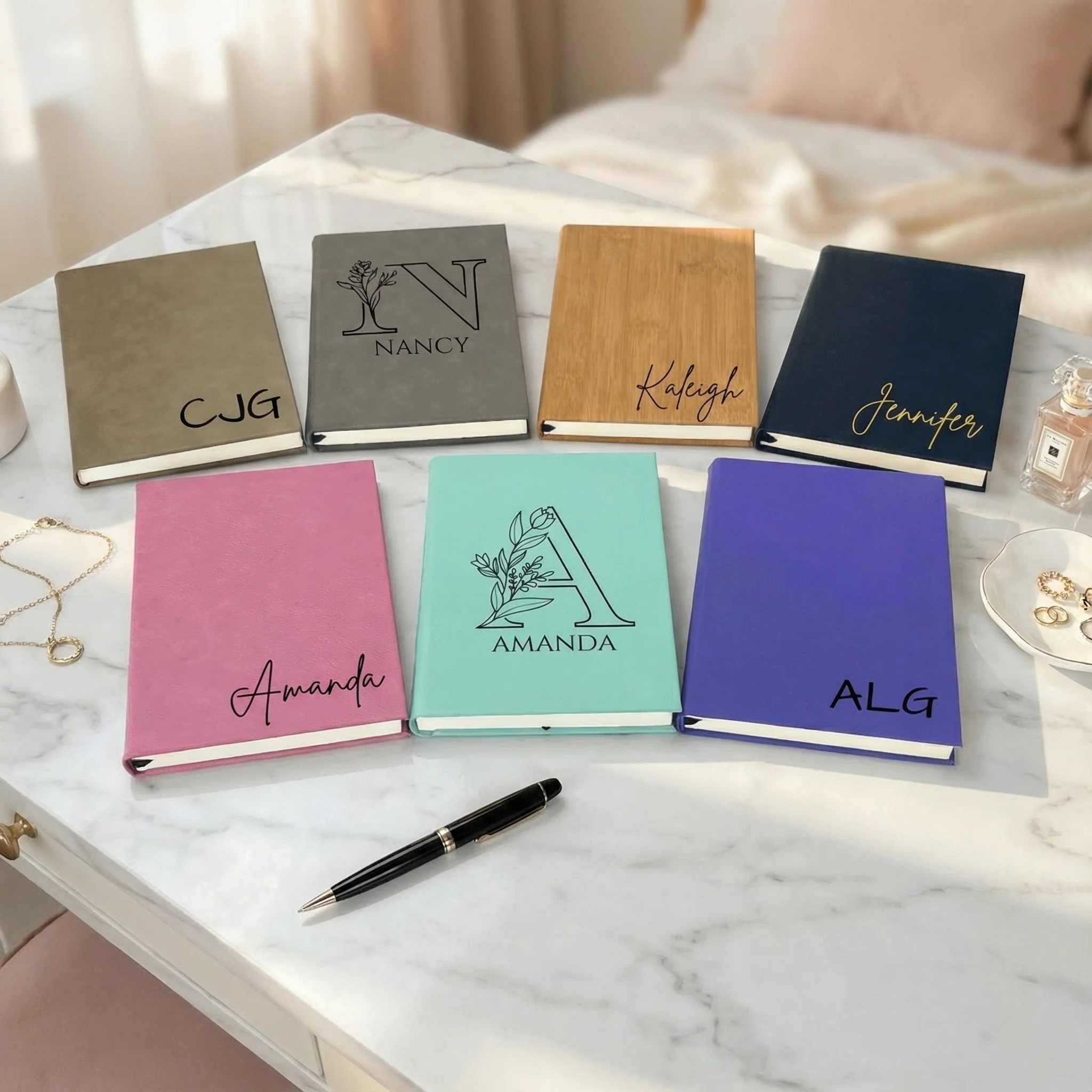 Bubbly Blossoms Personalized Journal - Image 10