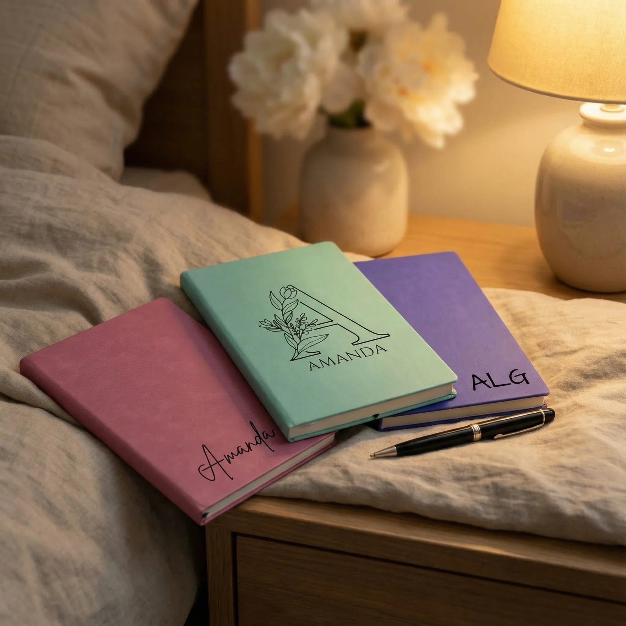 Bubbly Blossoms Personalized Journal - Image 2