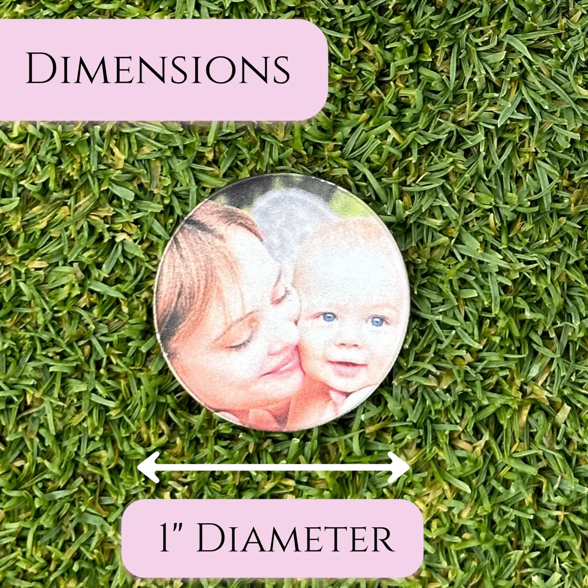 Custom Photo Ball Marker & Golf Hat Clip Set - Image 3