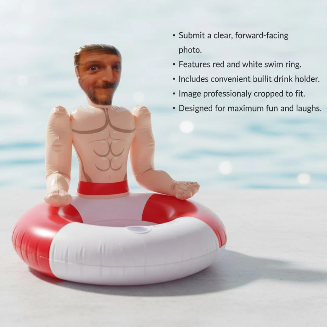 Funny Custom Photo Ring Float - Image 2
