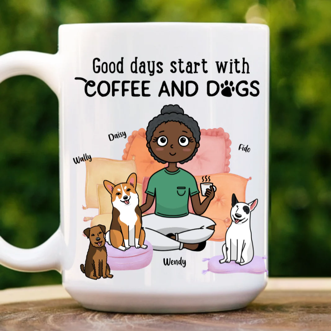 Dog Mom Personalized Coffee Mug - Image 3