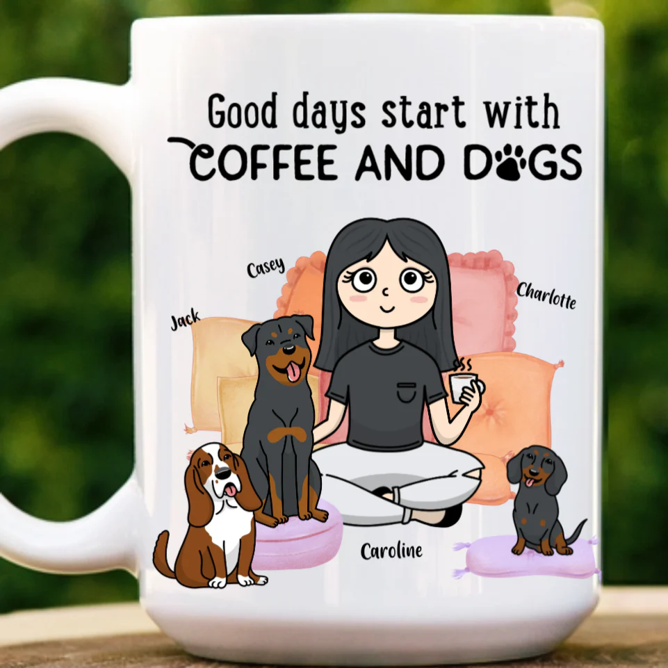 Dog Mom Personalized Coffee Mug - Image 4