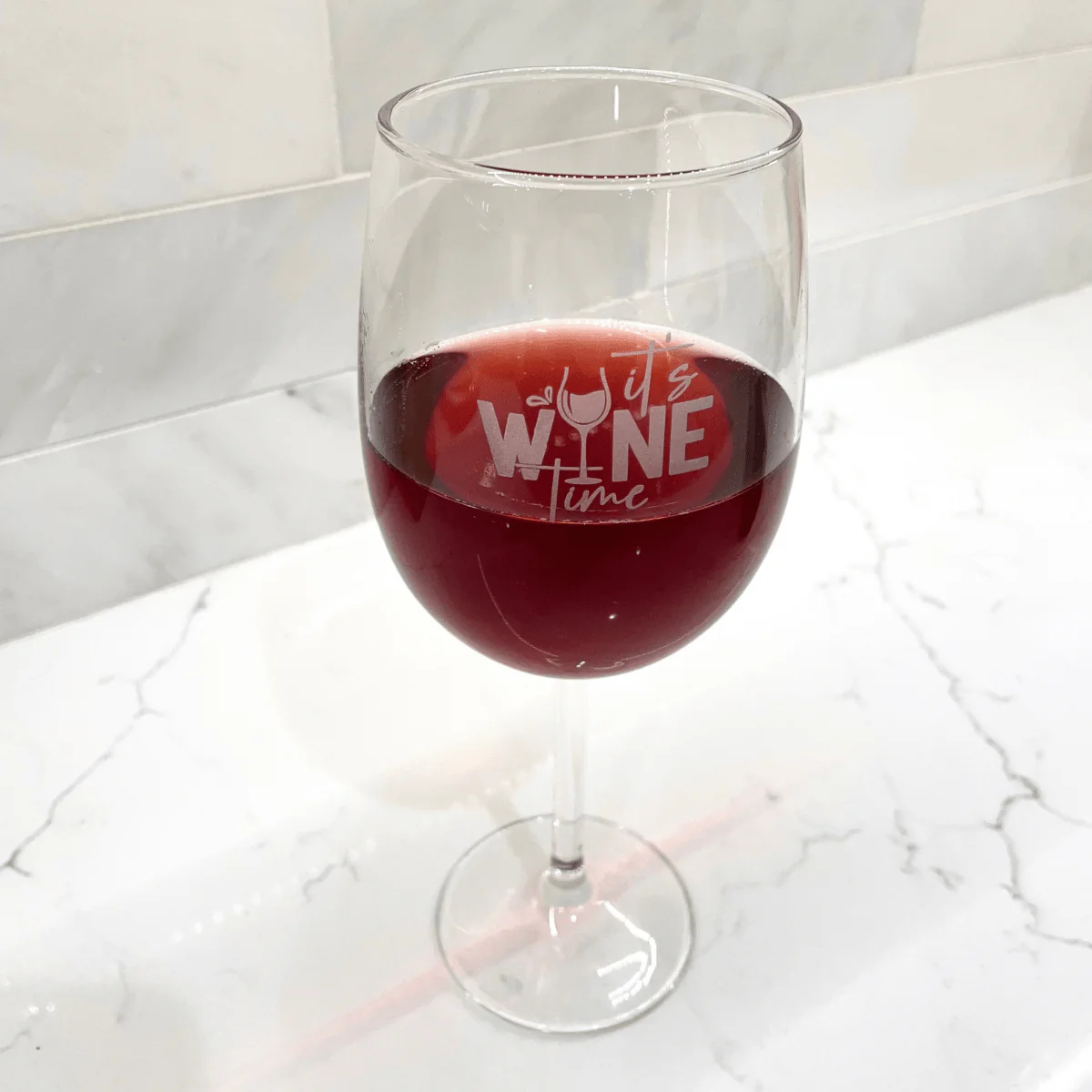 Elegant Stemmed Wine Glass - Image 2
