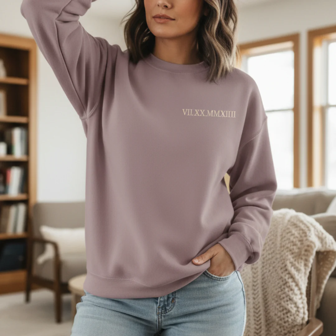 Embroidered Sentimental Sweatshirt - Image 4
