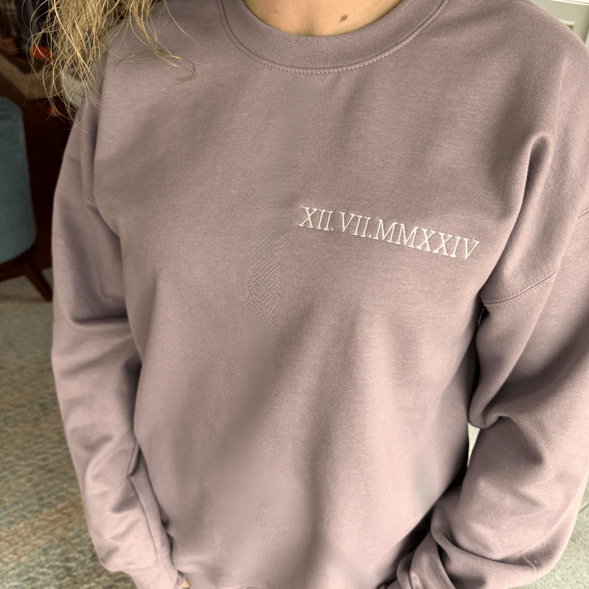 Embroidered Sentimental Sweatshirt - Image 5