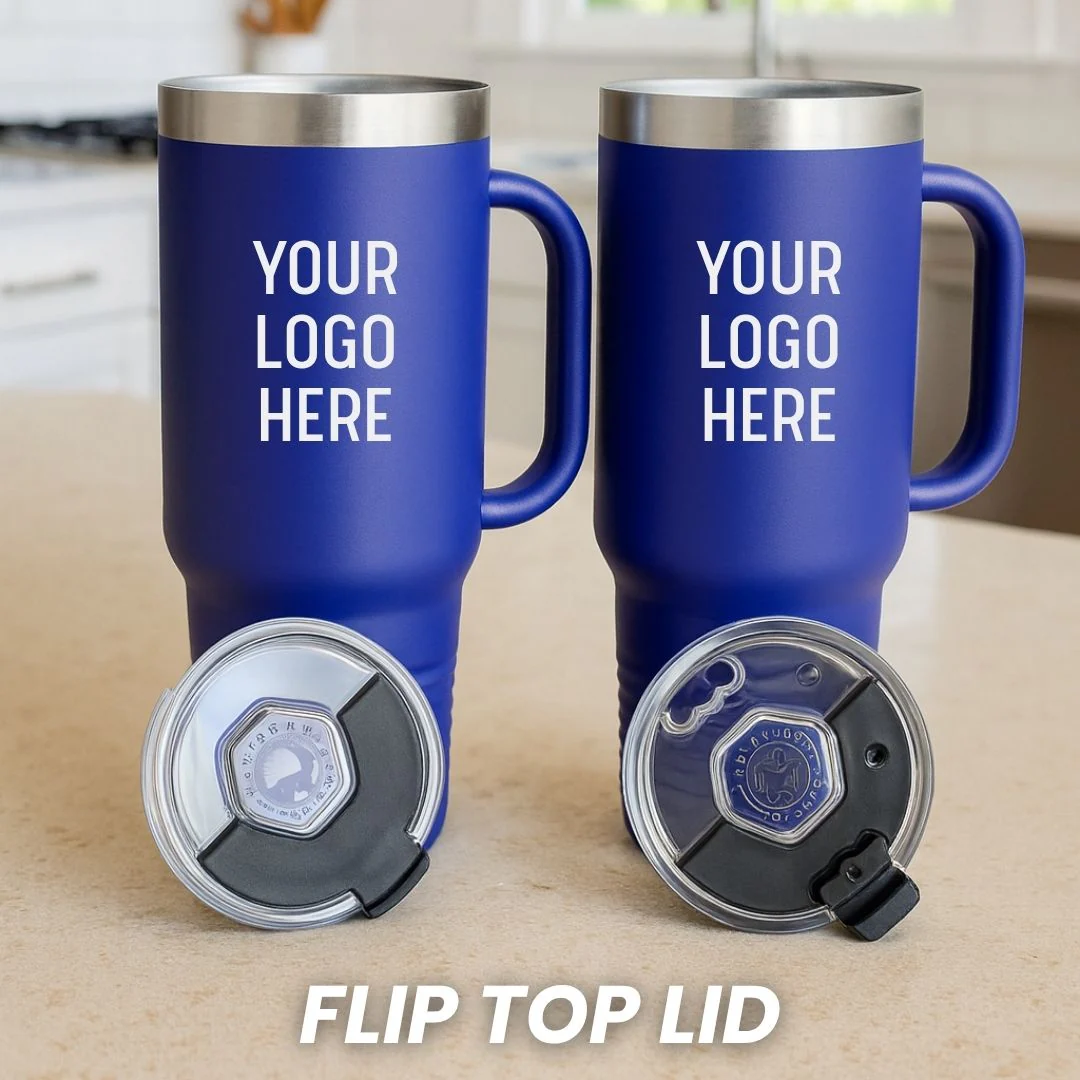 Custom Logo 40 oz. Tumbler - Image 2