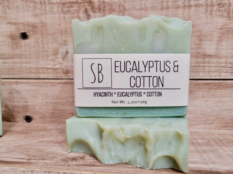 Eucalyptus Cotton Soap - Image 3