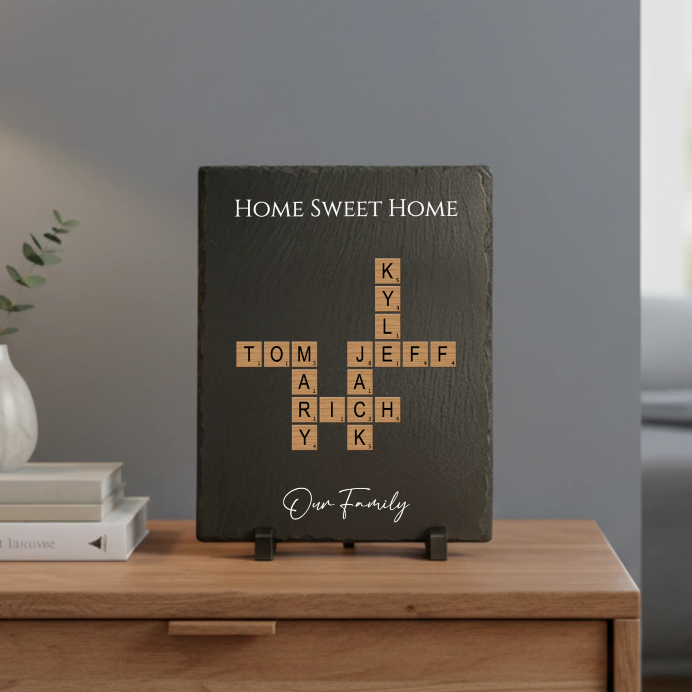 Family Crossword Slate Plaque - Image 4