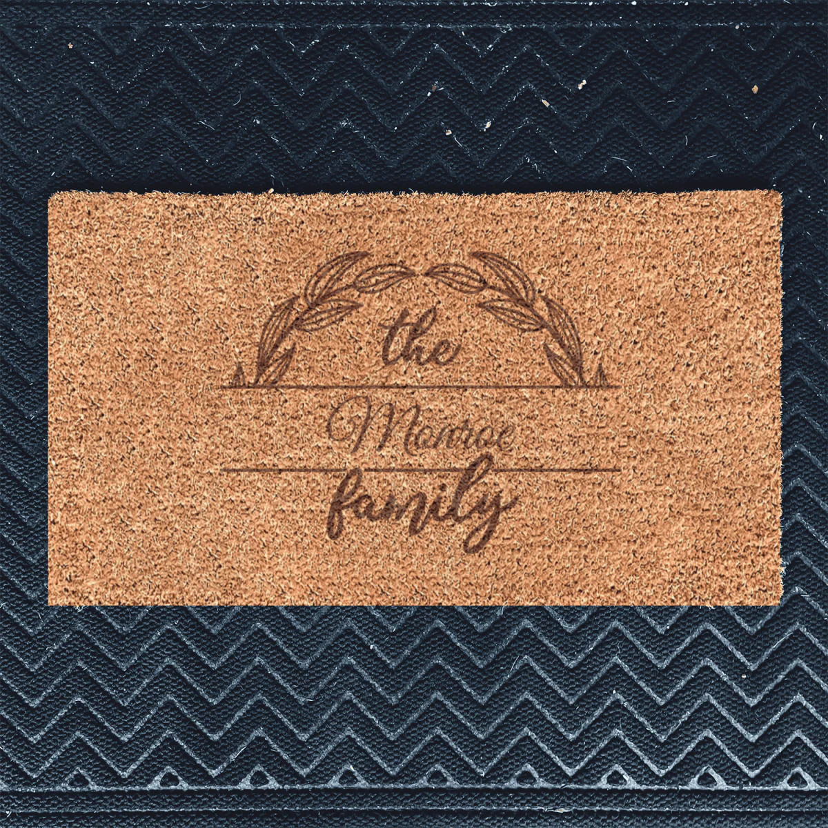 Family Legacy And Leaves Engraved Door Mat - Image 9