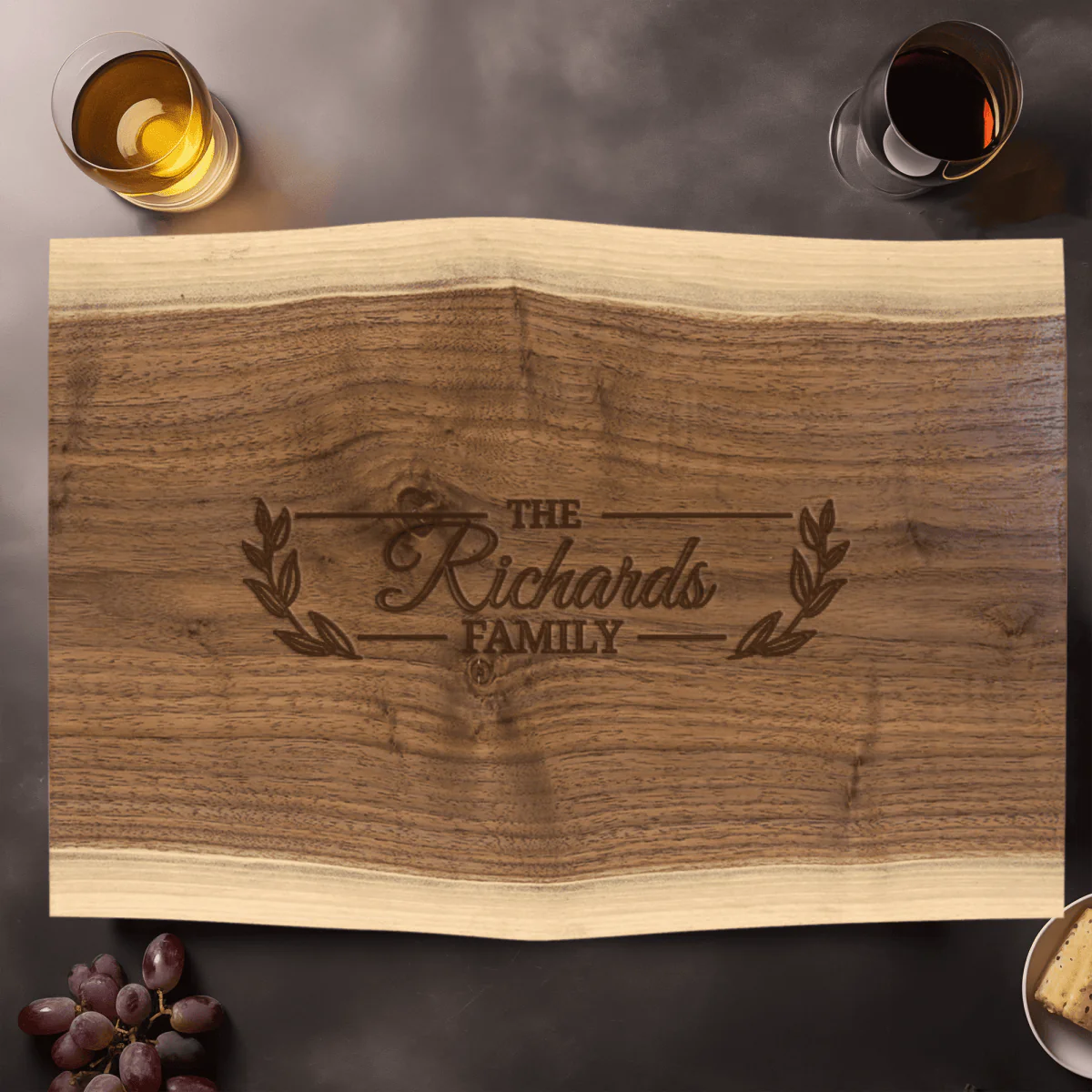 Family Noble Knot Walnut Cutting Board