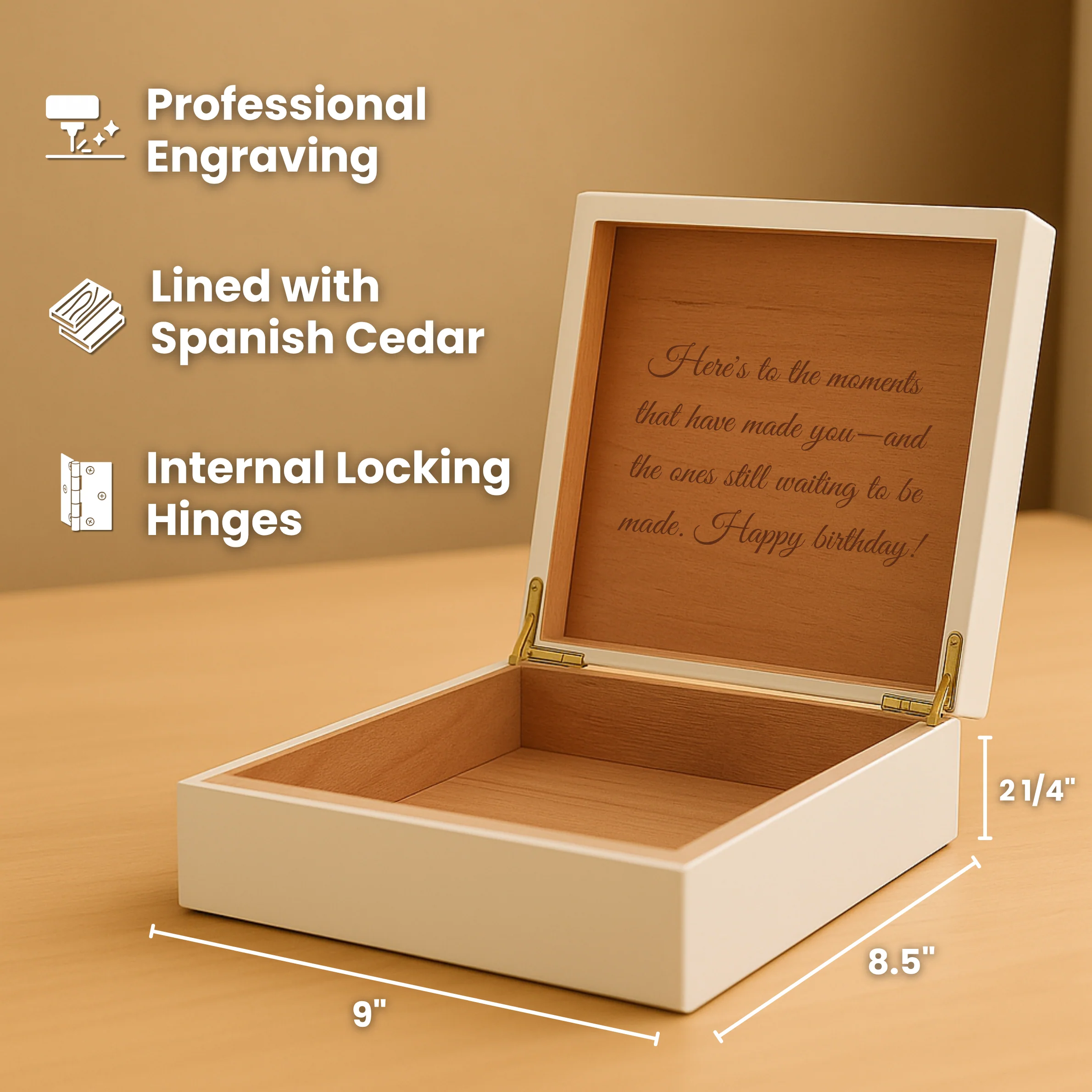 Keepsake Personalized Moment Jewelry Box - Image 4
