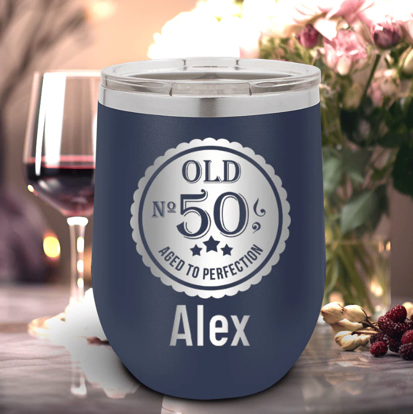 Fifty Aged To Perfection Wine Tumbler - Image 12