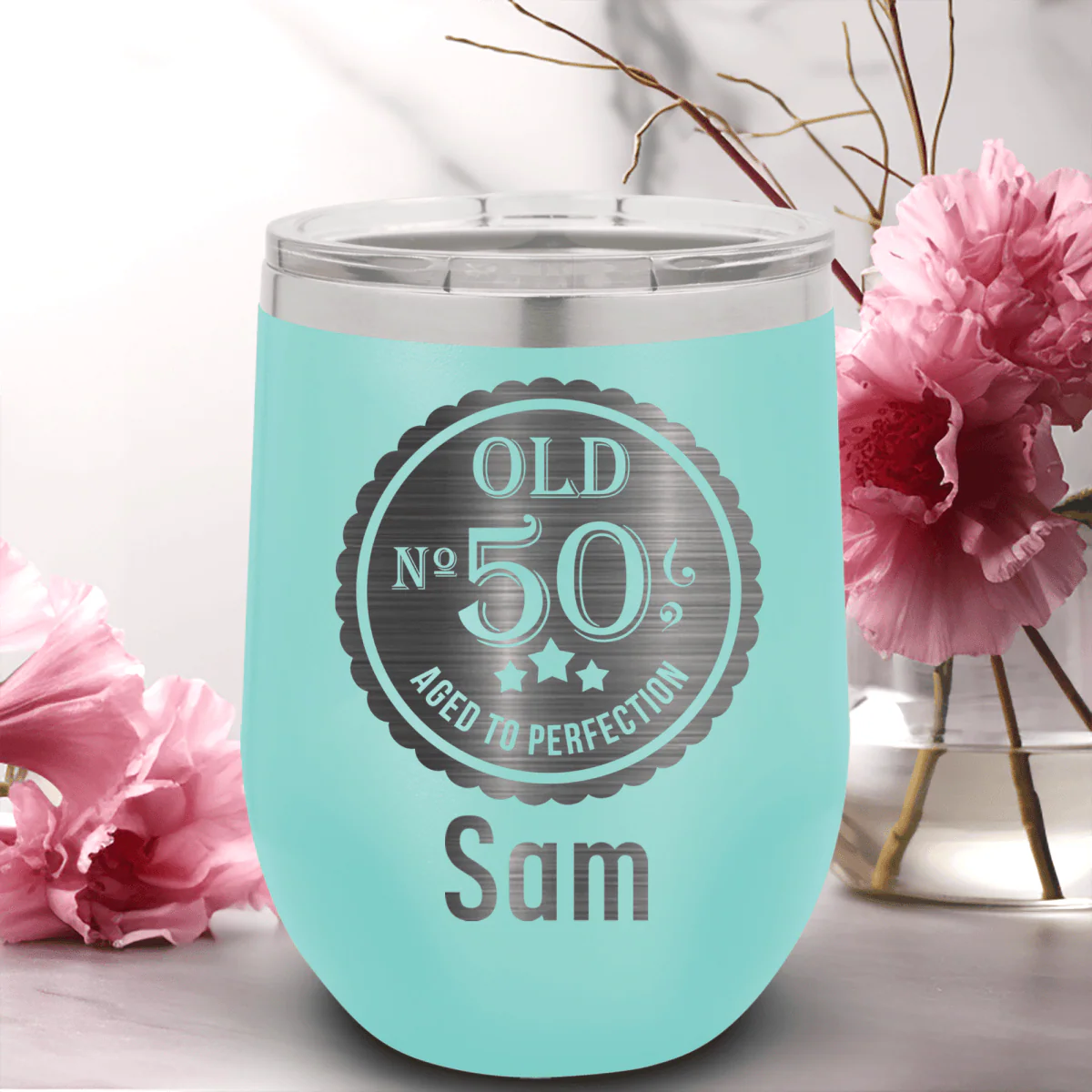 Fifty Aged To Perfection Wine Tumbler - Image 9