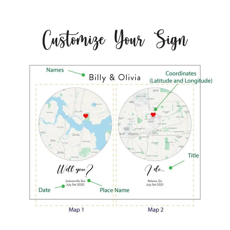 First Date to I Do Romantic Map - Image 5