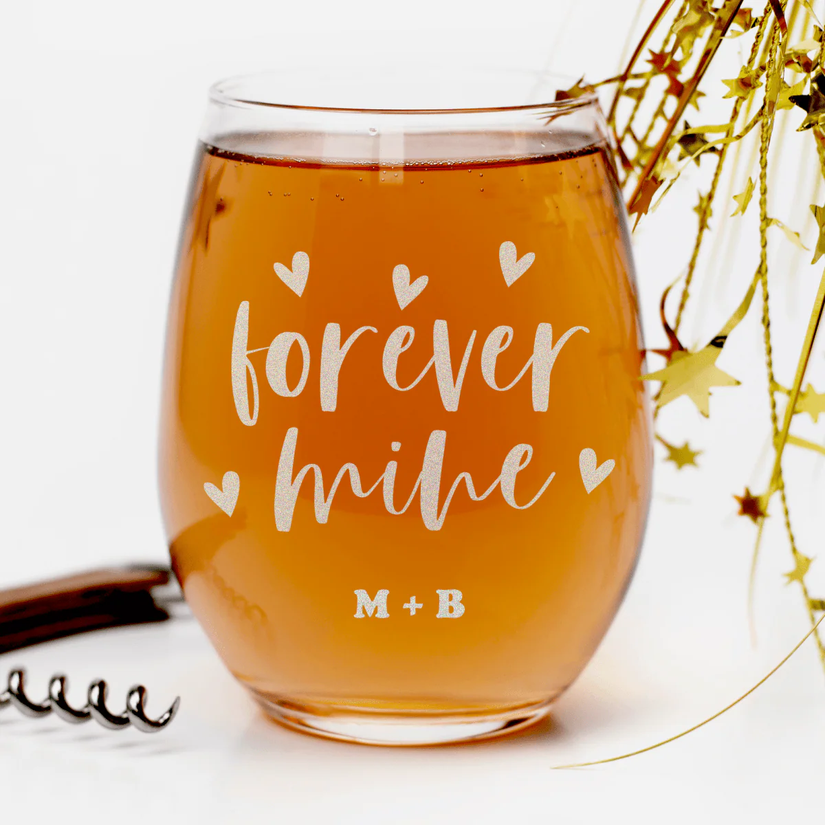 Forever Mine Stemless Wine Glass - Image 2