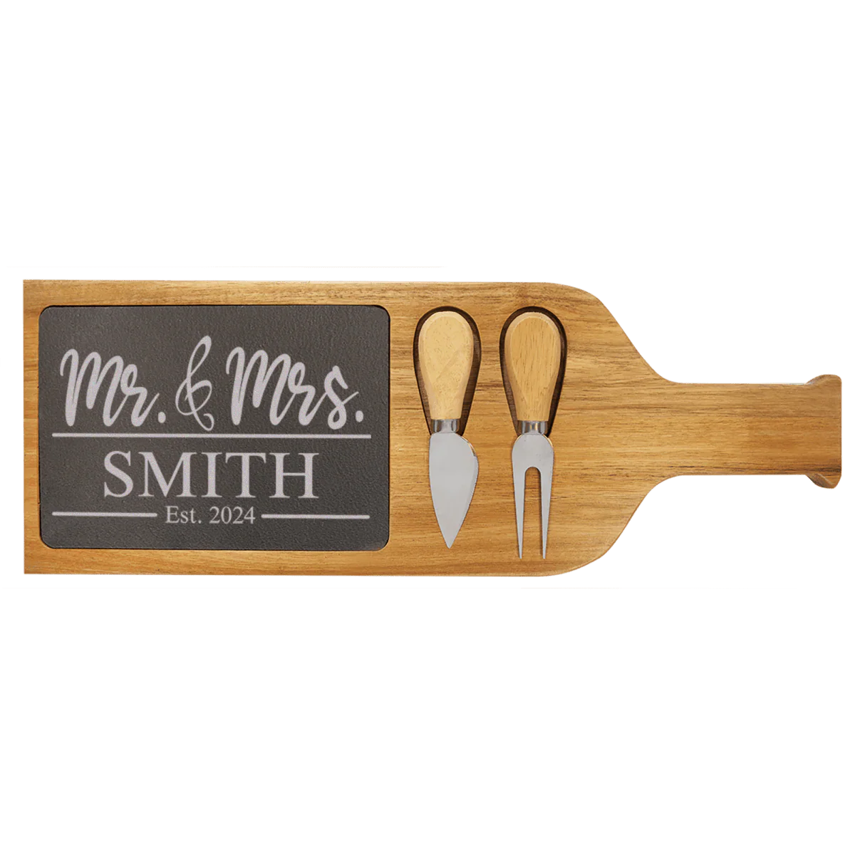 Forever United Arework Wood Slate Serving Tray With Handle - Image 7