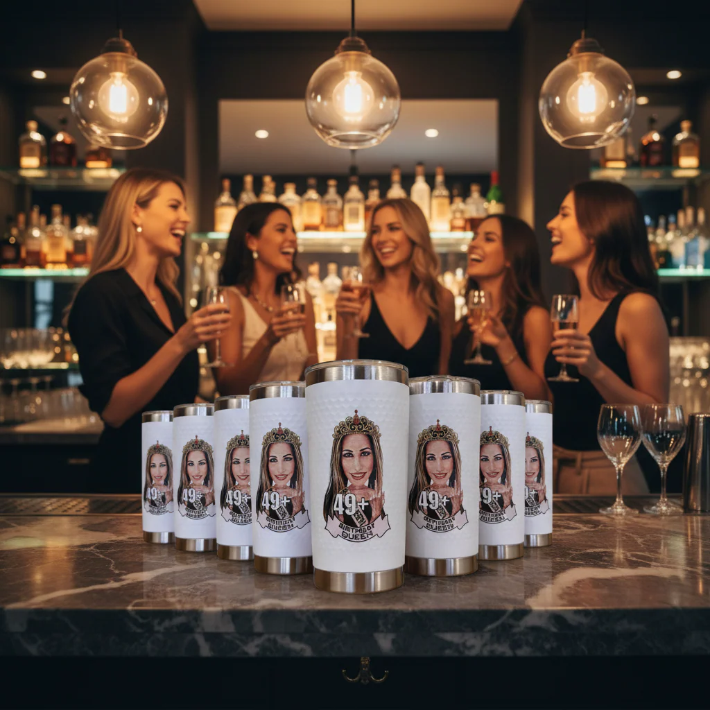 Birthday Diva Sassy Custom Caricature Tumbler - Image 4