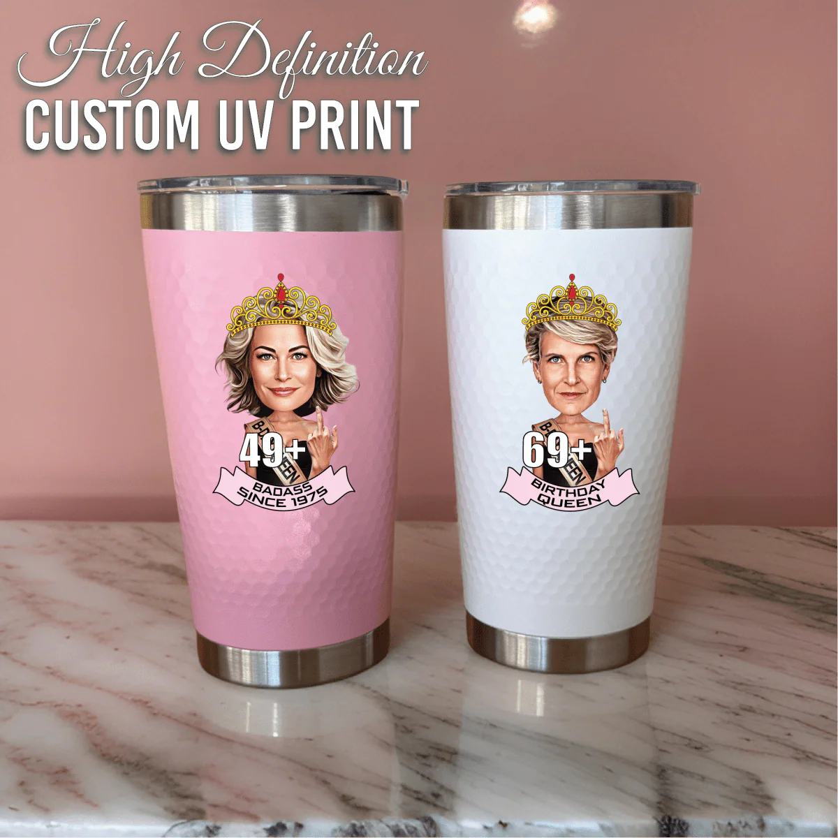 Birthday Diva Sassy Custom Caricature Tumbler - Image 6