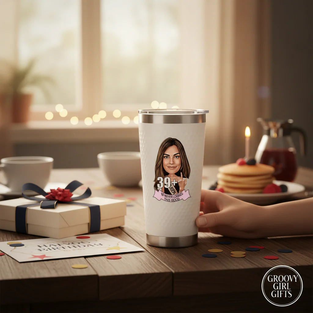 Birthday Diva Sassy Custom Caricature Tumbler - Image 7