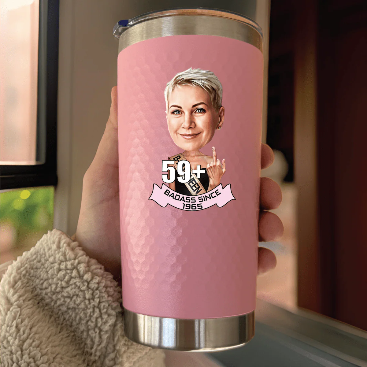 Birthday Diva Sassy Custom Caricature Tumbler - Image 8