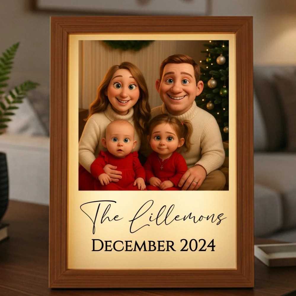 Custom Animated Family Photo Light Box - Image 11