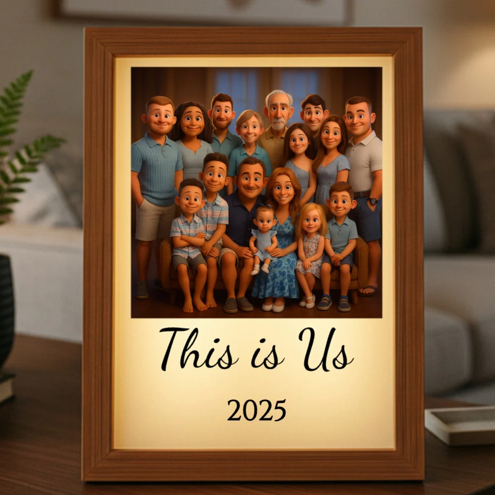 Custom Animated Family Photo Light Box - Image 12