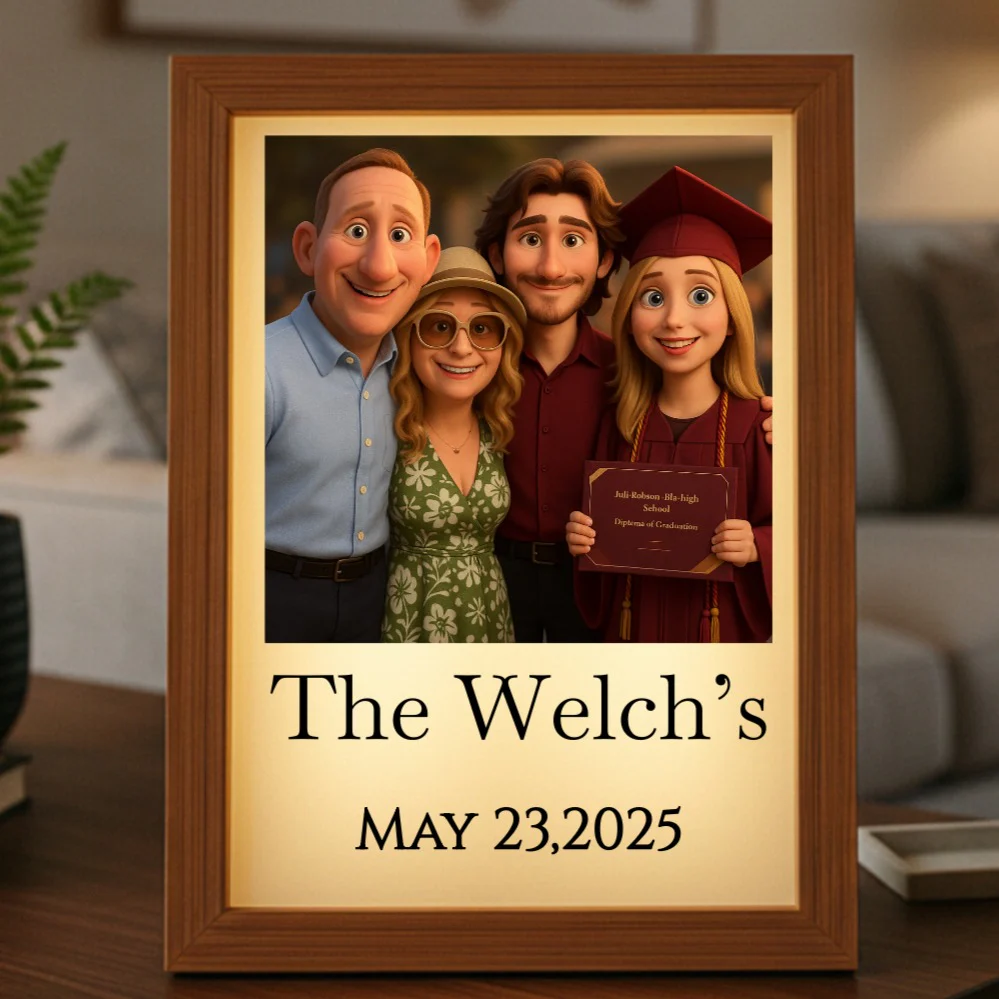 Custom Animated Family Photo Light Box - Image 16