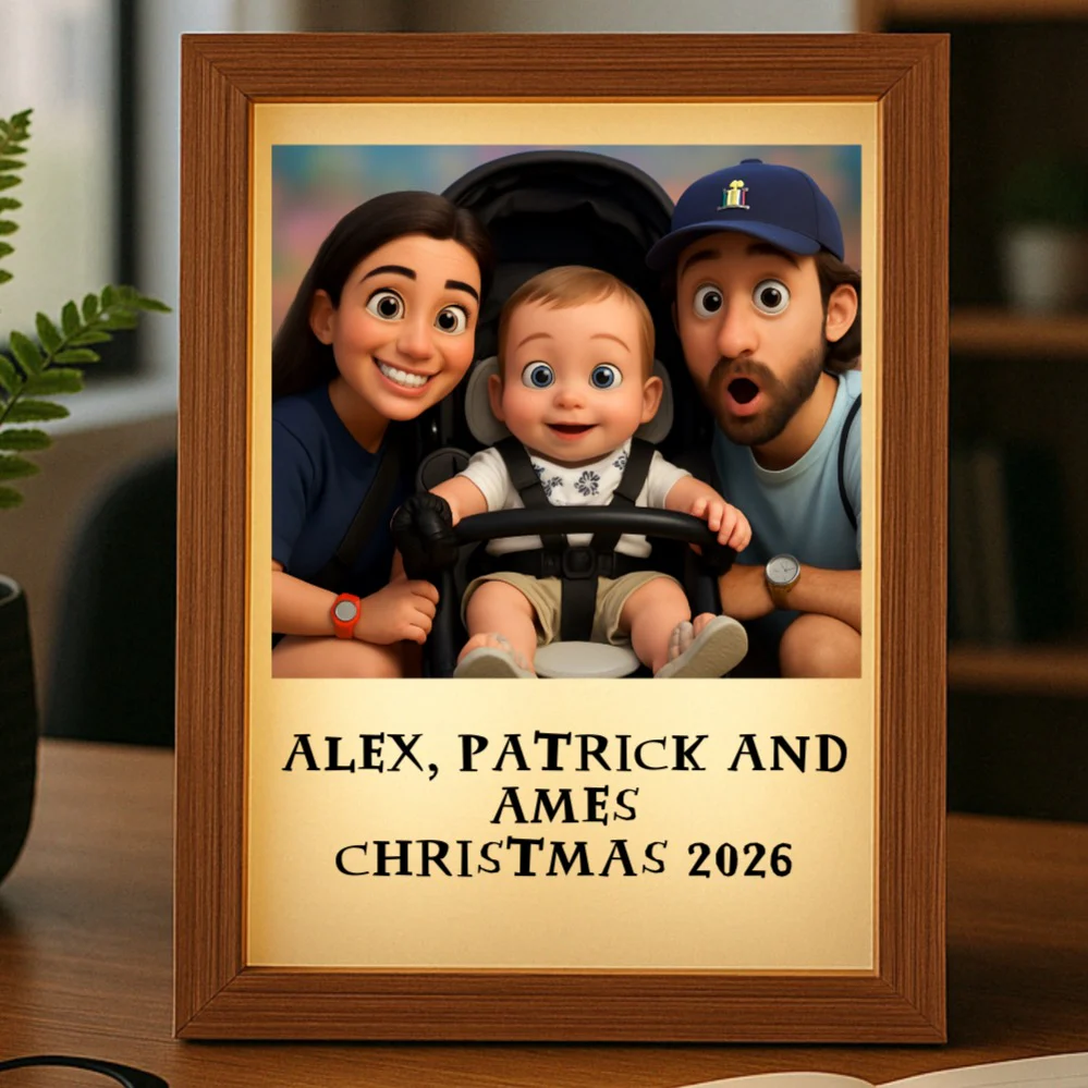 Custom Animated Family Photo Light Box - Image 17