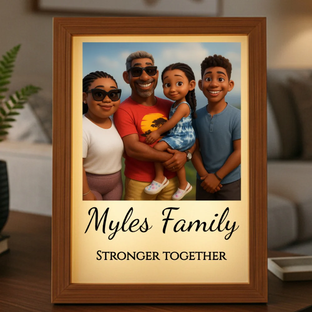 Custom Animated Family Photo Light Box - Image 18