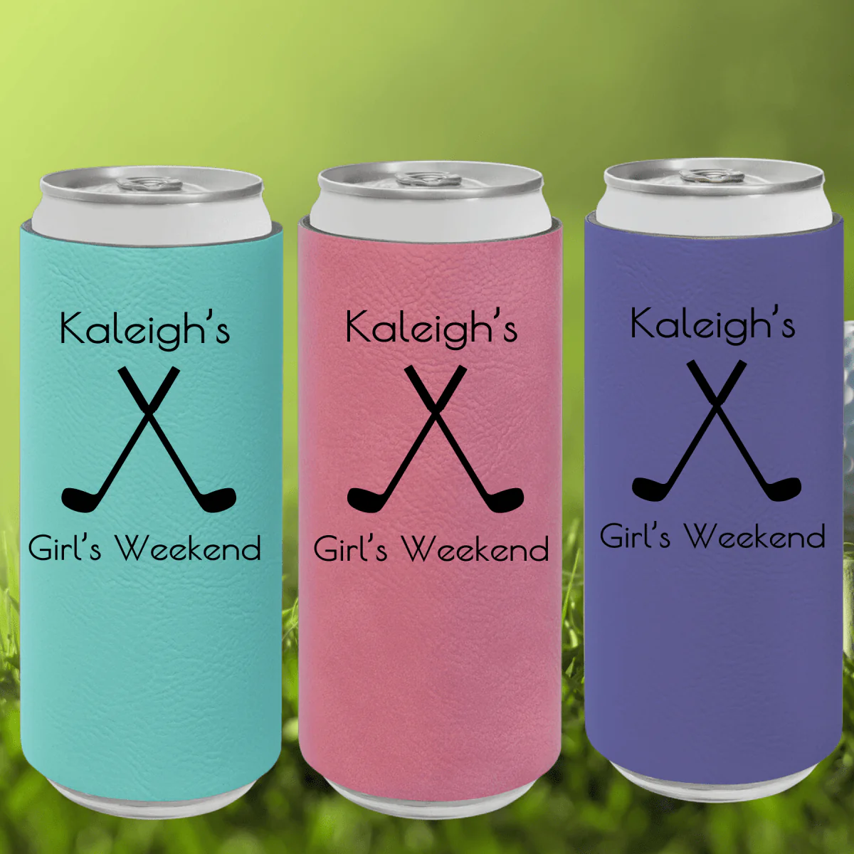 Girls Golf Weekend Koozie - Image 2