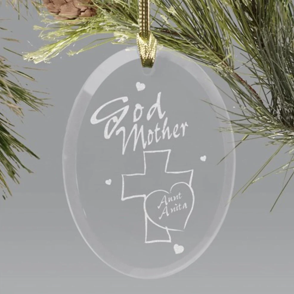 Godmother Glass Ornament