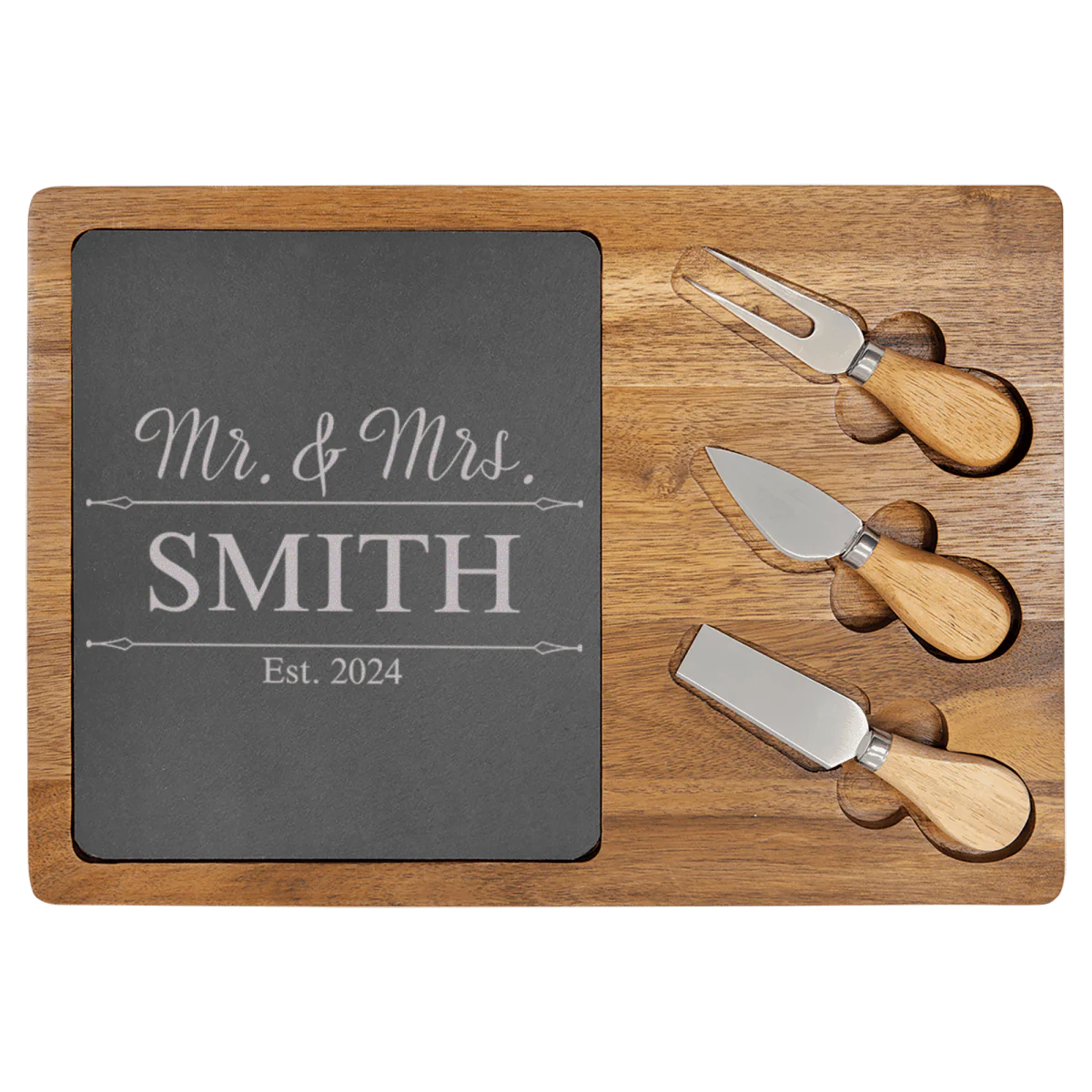 Golden Moments Memorial Wood Slate Serving Tray - Image 7