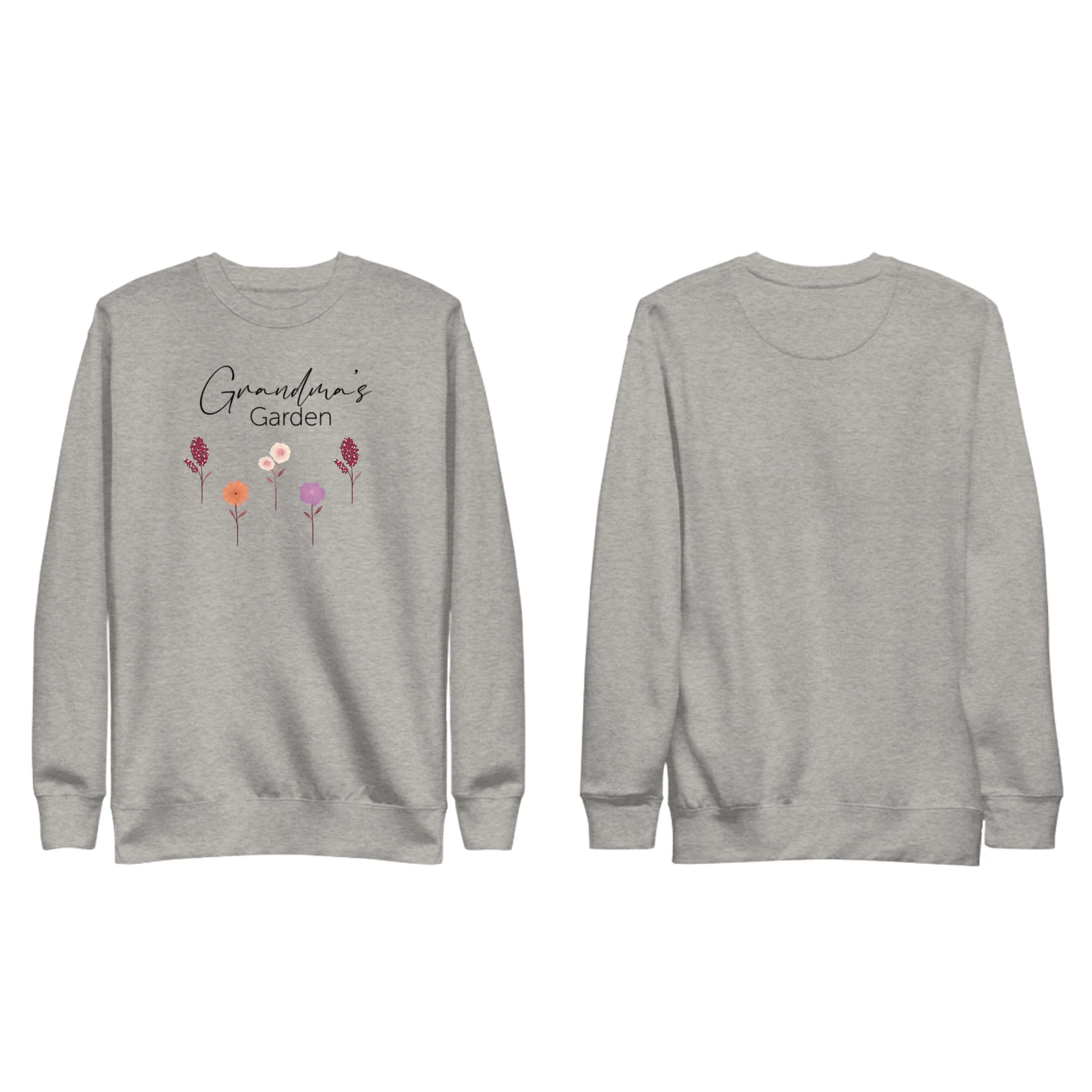 Grandma's Garden Personalized Sweatshirt - Image 5