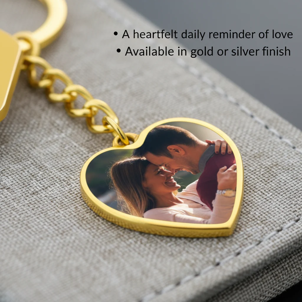 Heartfelt Moments Photo Keychain - Image 3