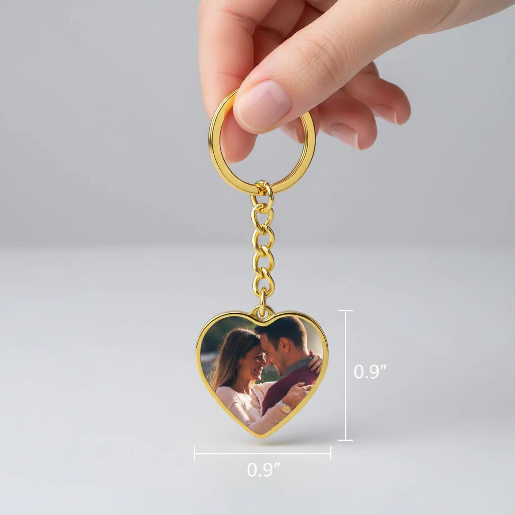 Heartfelt Moments Photo Keychain - Image 4