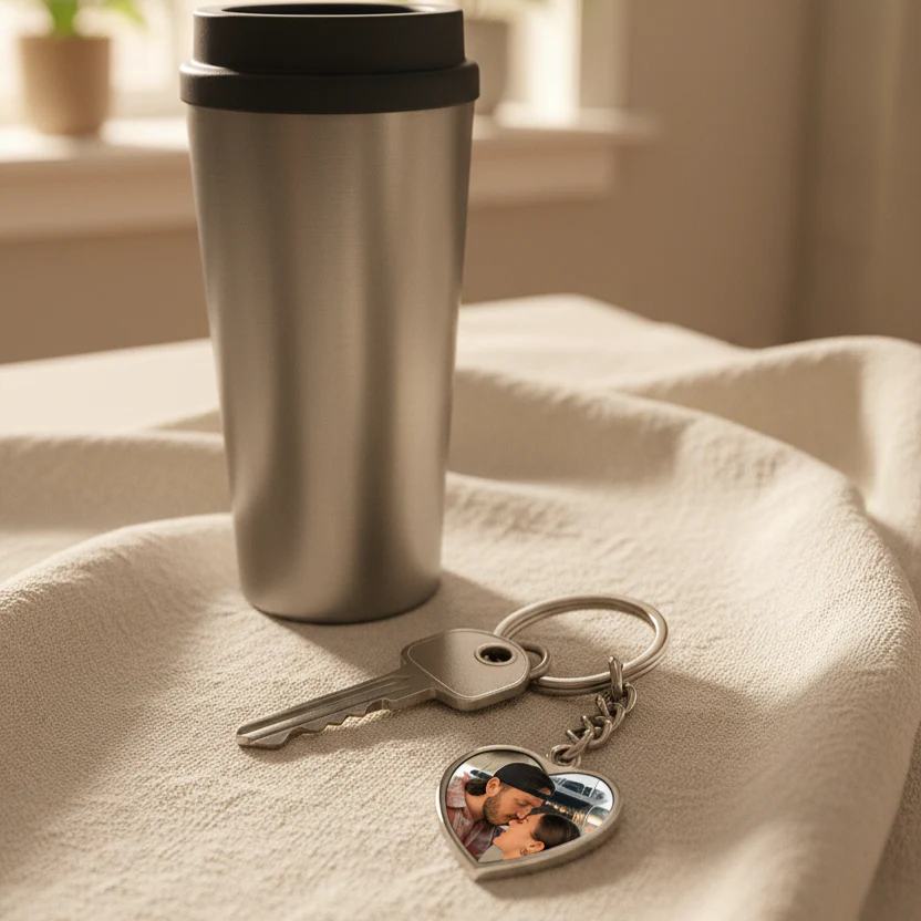 Heartfelt Moments Photo Keychain - Image 6