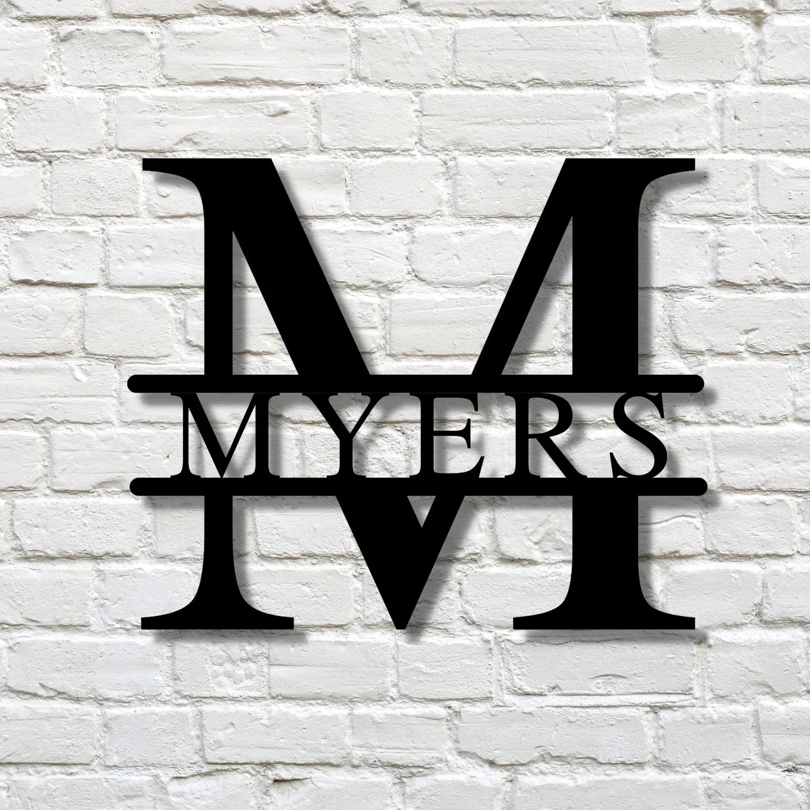 Heritage Monogram Metal Sign - Image 3