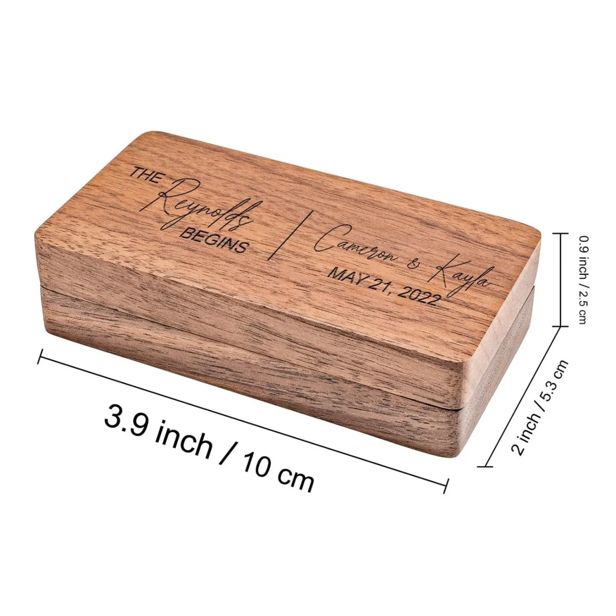 His And Hers Wedding Ring Box - Image 3