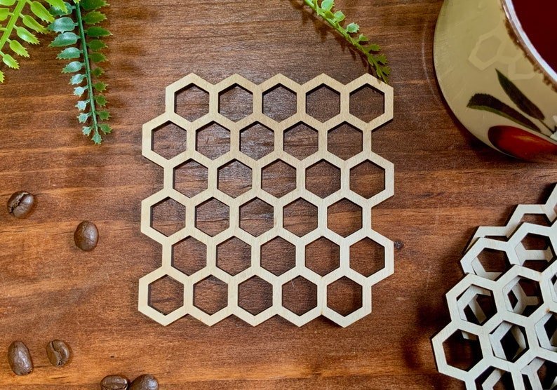 Honeycomb Coaster Set - Image 3